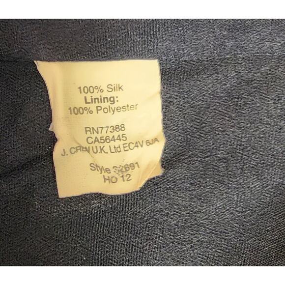 J. Crew Polka-Dots Ruffle Neckline Accent Sleeveless Top Blouse Sz 8 Blue/White - Picture 5 of 6